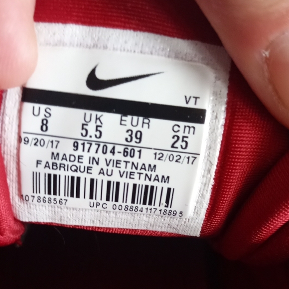 Nike Air Max 97 Ultra 17 Gym Red (Women's) Sneakers 917704-601 - Picture 2 of 10